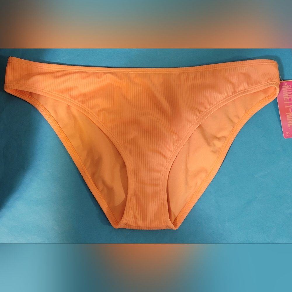 NWT Peachy Orange Bikini Bottom